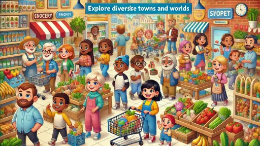 Explore Diverse Towns and Worlds