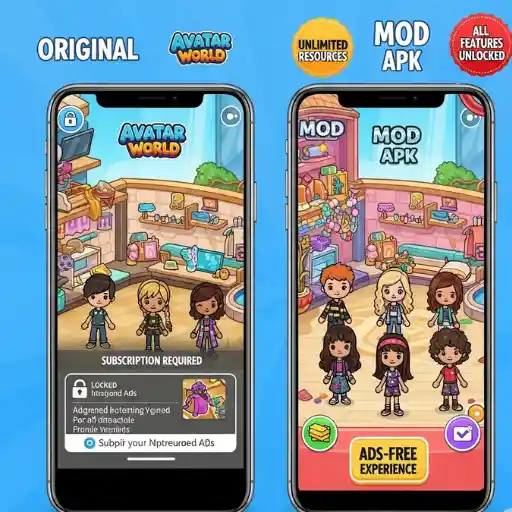 About Avatar World mod apk game